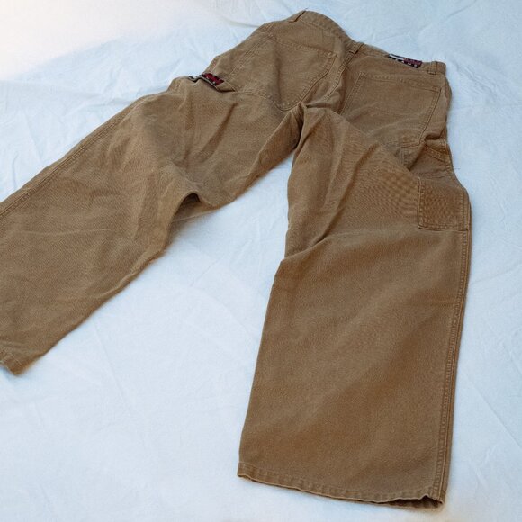 High waisted, loose fit, 100% cotton, Tommy Hilfiger work pant - Picture 5 of 5